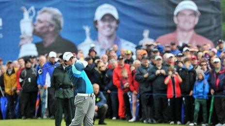 Rory McIlroy was one of the local stars who played at Royal Portrush when it hosted the Irish Open last year