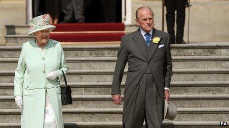 The Queen and Duke of Edinburgh