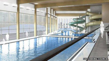 Artist's impression of the new pool