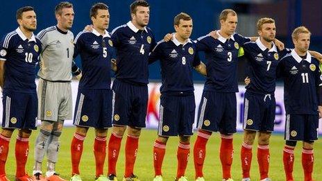 Scotland were surprise 1-0 winners in Croatia