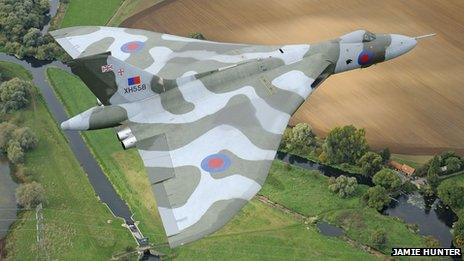 Vulcan bomber - copyright Jamie Hunter