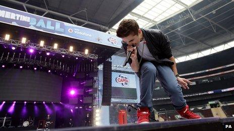 Nathan Sykes from The Wanted