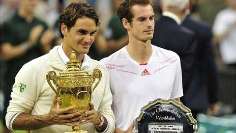 Roger Federer and Andy Murray