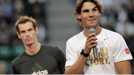 Andy Murray and Rafael Nadal