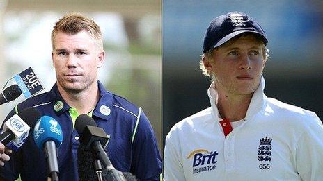 David Warner, Joe Root