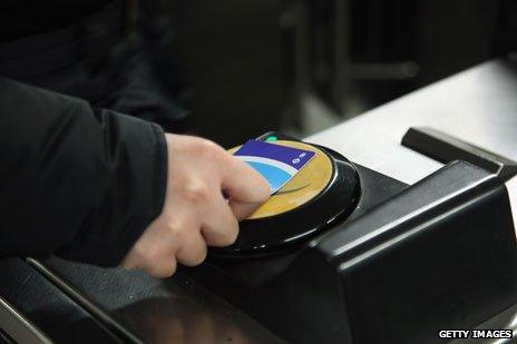 Oyster card user