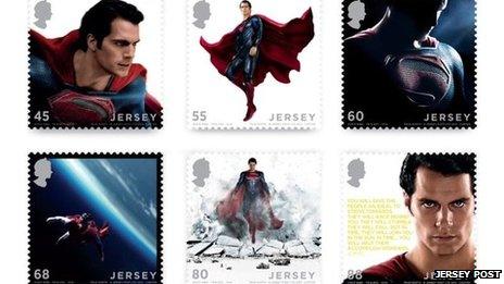 Man of Steel stamps