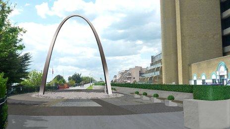 Memorial arch