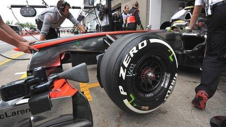 Pirelli F1 tyre