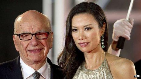 Rupert Murdoch and Wendi Deng at the Shanghai Film Festival in 2011