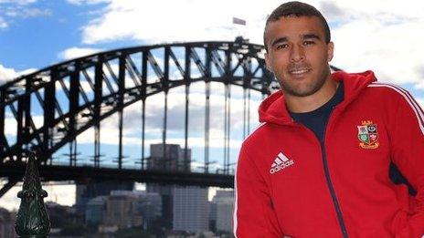 Ireland and Lions wing Simon Zebo