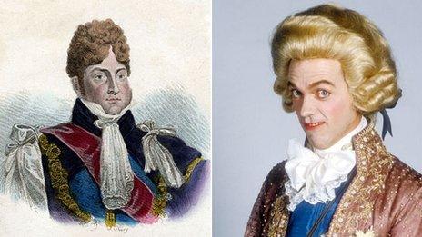 The Prince Regent - as portrayed by his contemporaries, and by Hugh Laurie