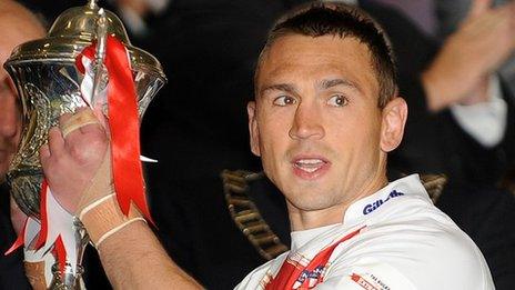 England captain Kevin Sinfield