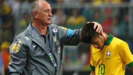 Luiz Felipe Scolari, Neymar