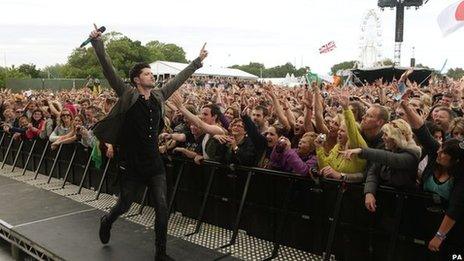 The script, Isle of Wight festival