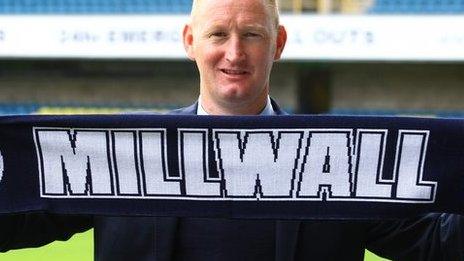 Millwall manager Steve Lomas