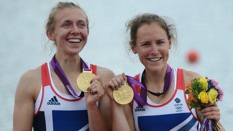 Kat Copeland and Sophie Hosking (right)