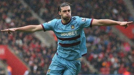 West Ham record signing Andy Carroll