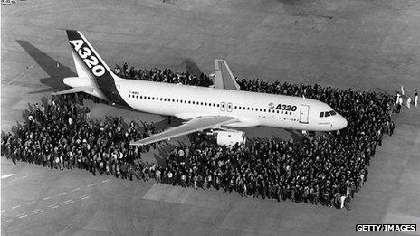 The launch of the A320