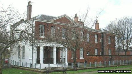 Hulme Barracks' officers' quarters and mess