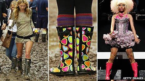 Kate Moss, welly boots and Nicki Minaj