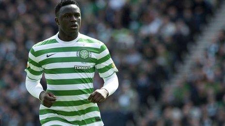 Victor Wanyama in action for Celtic