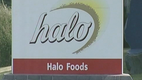 Halo Foods sign