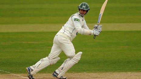 Worcestershire batsman Matthew Pardoe