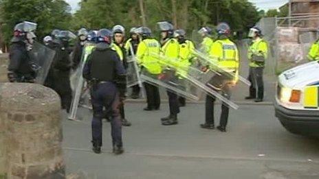 Riot police