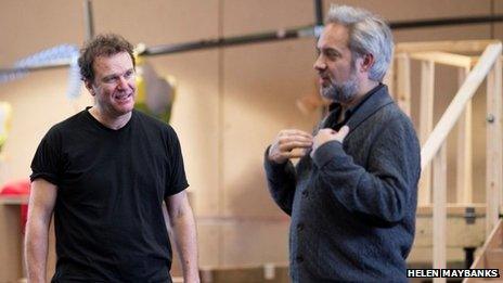 Douglas Hodge (left) and Sam Mendes