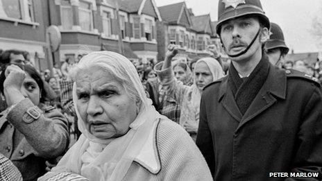 Southall march protesting against the death of Blair Peach and racist violence