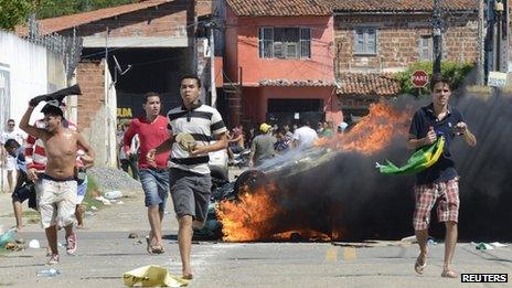 Protesters in Fortaleza. Photo: 19 June 2013