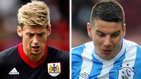 Jon Stead (left) and Adam Hammill