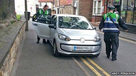 Parking enforcement officers