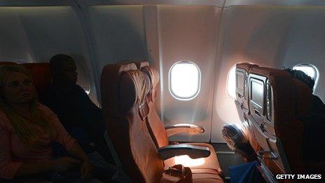 Photo of Edward Snowden's empty seat on an Aeroflot jet