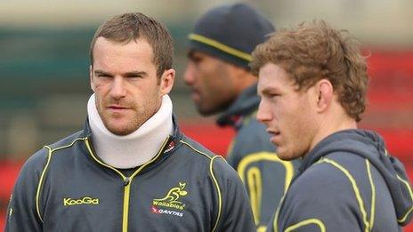 Australia centre Pat McCabe