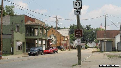 New Straitsville, Ohio, in June 2013