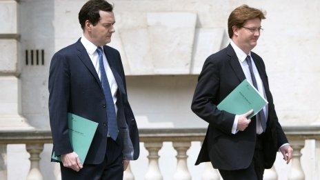 George Osborne with Danny Alexander