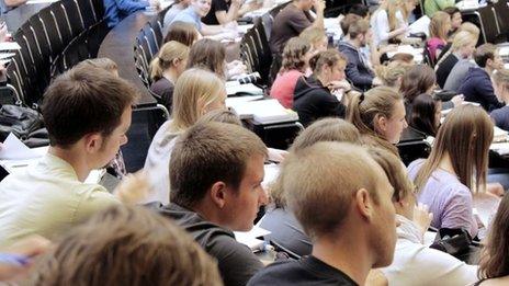 Students in lecture