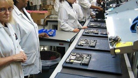 Lenovo's first assembly line in the USA