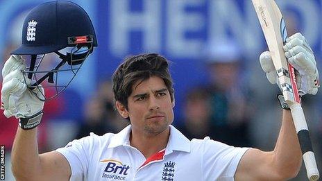 England captain Alastair Cook