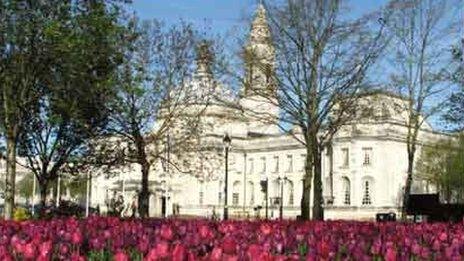 Cardiff civic centre