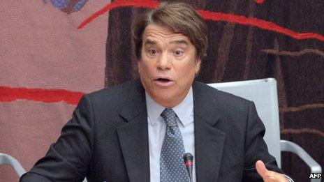 French businessman Bernard Tapie (file photo)