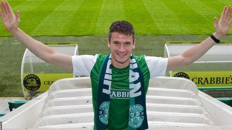 Owain Tudur Jones at Easter Road