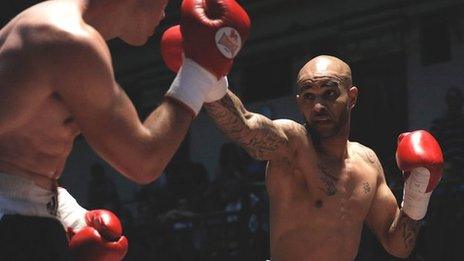 Leon McKenzie in action against John Mason