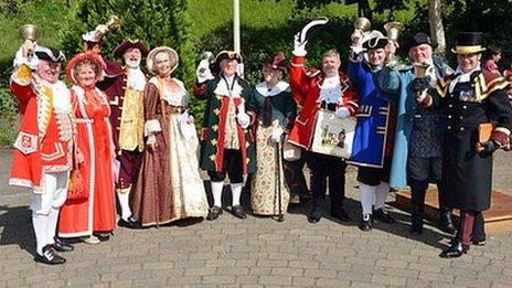 Town criers in Nailsworth