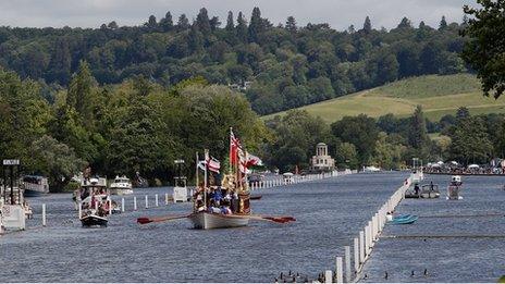 Gloriana at the 2012 Henley Royal Regatta