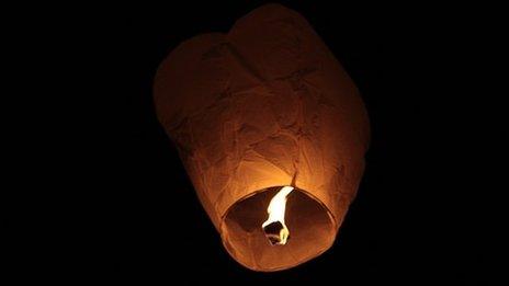 A Chinese lantern