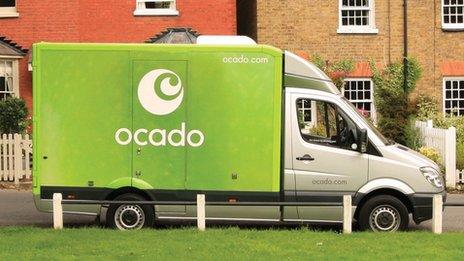 Ocado delivery van