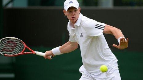 Britain's Kyle Edmund